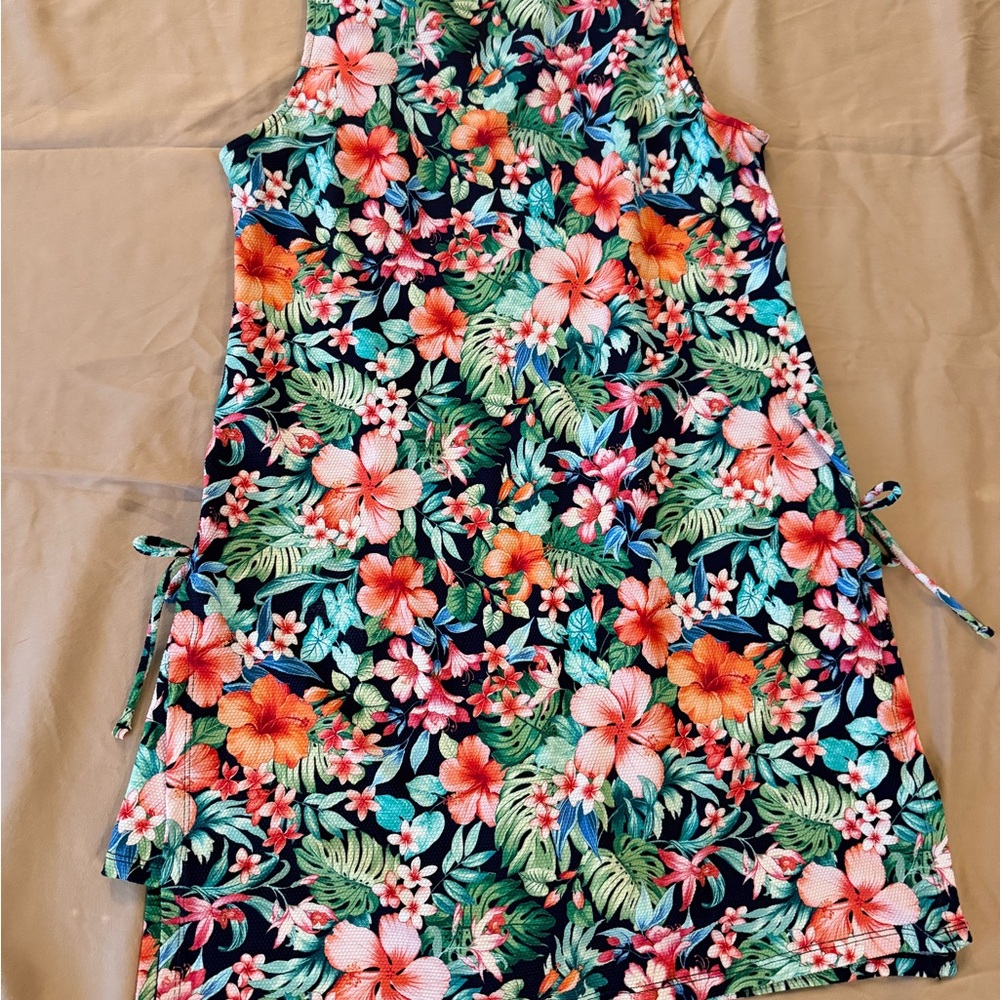 Tommy Bahama Floral Jumpsuit - Blue and Orange